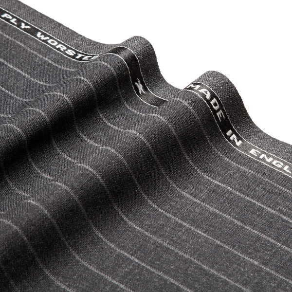 Bold Stripe 100% High Twist Wool Suiting Fabric