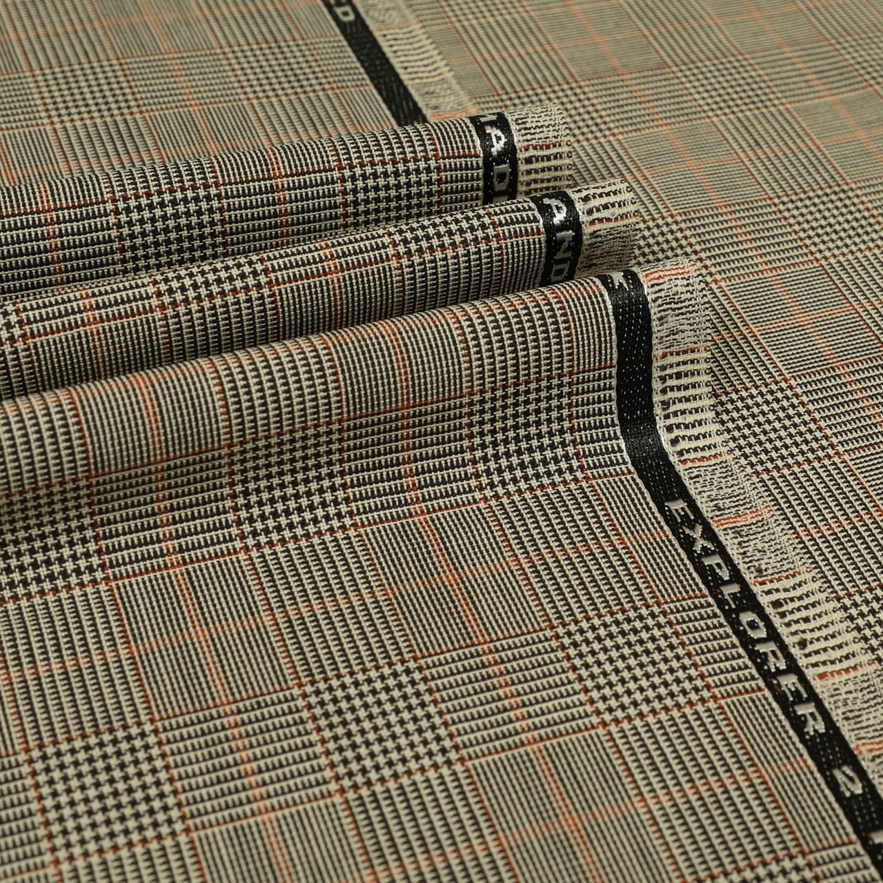 Explorer - Glen Check Windowpane 100% High Twist Wool