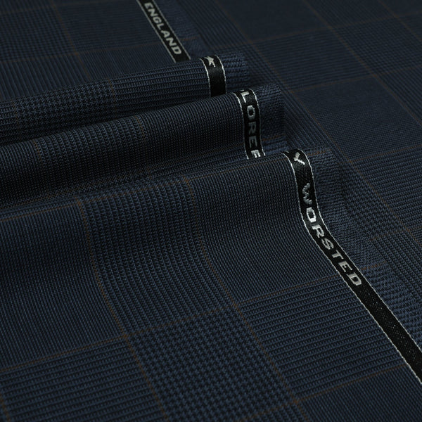Explorer - Glen Check Windowpane 100% High Twist Wool