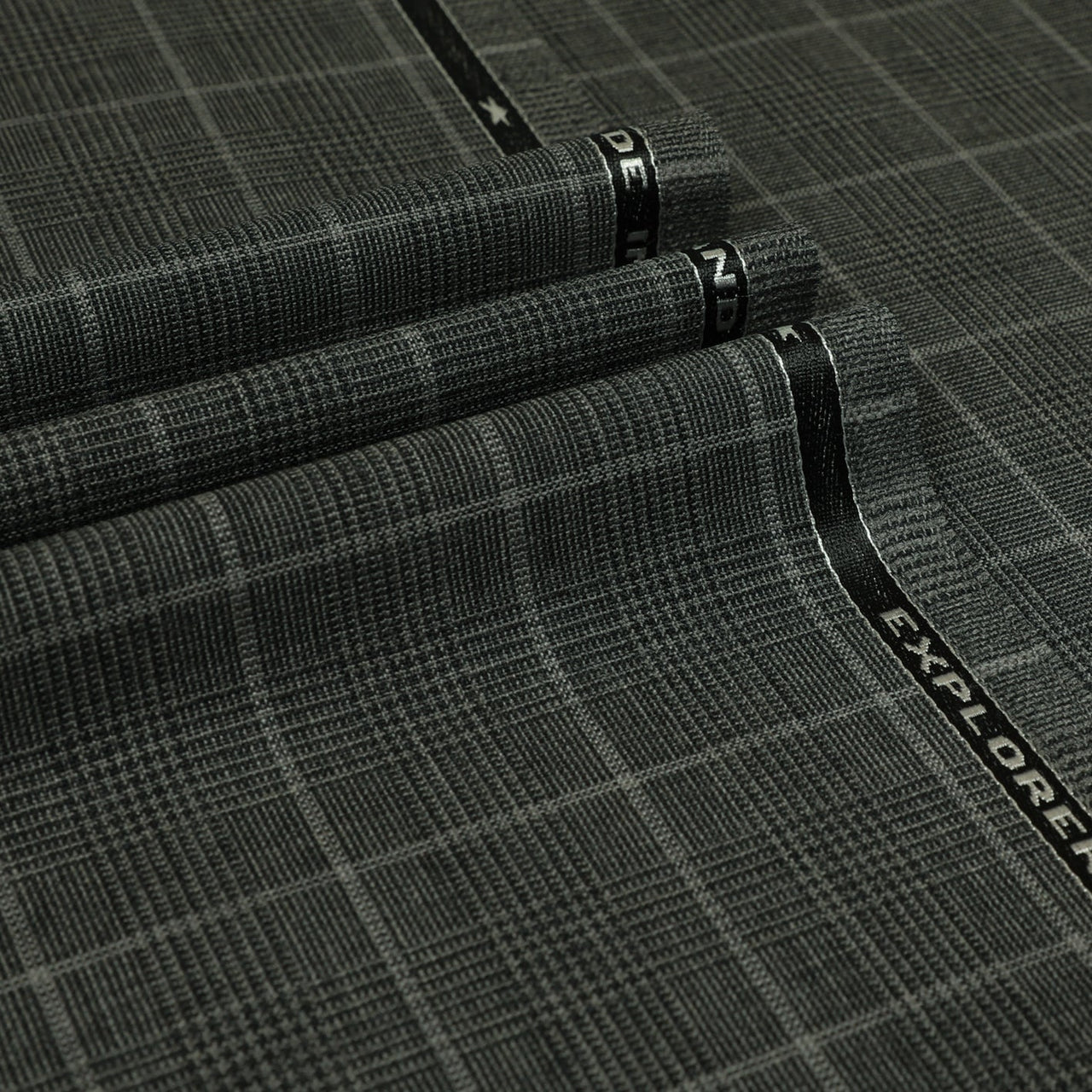Explorer - Glen Check Windowpane 100% High Twist Wool