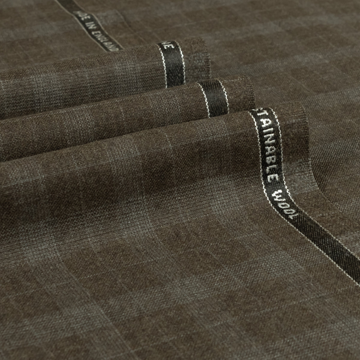 Park Lane Melange Check 100% Super 120's Wool