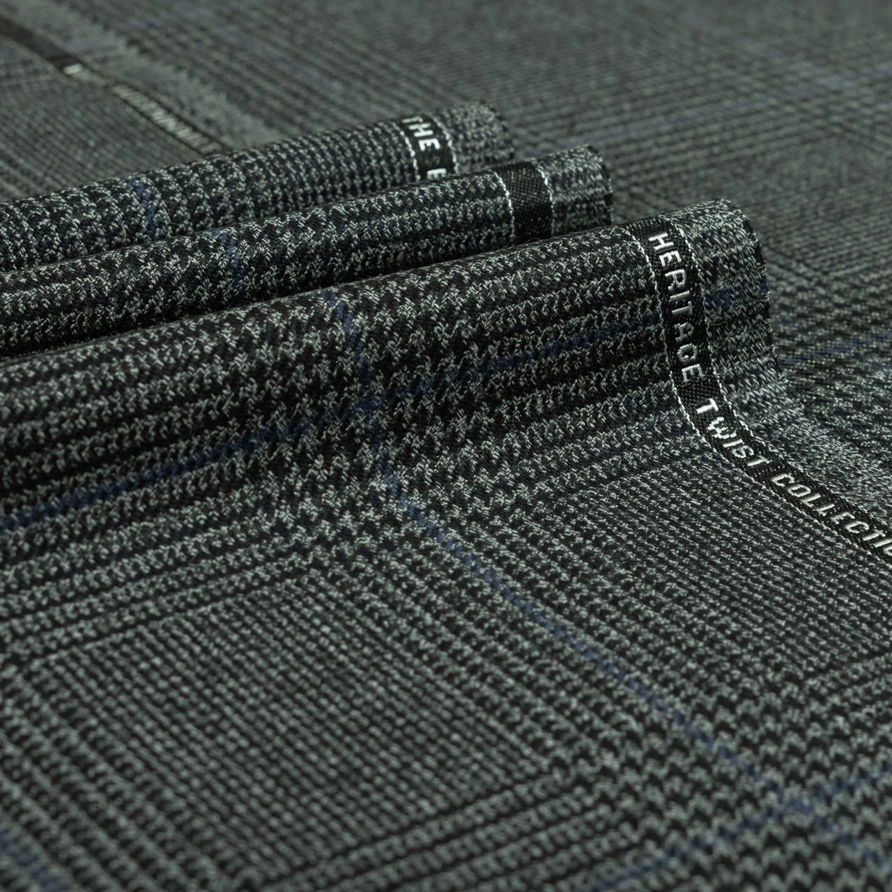 Heritage Twist - Glen Check Heavy 100% Merino Wool Heavy Suiting
