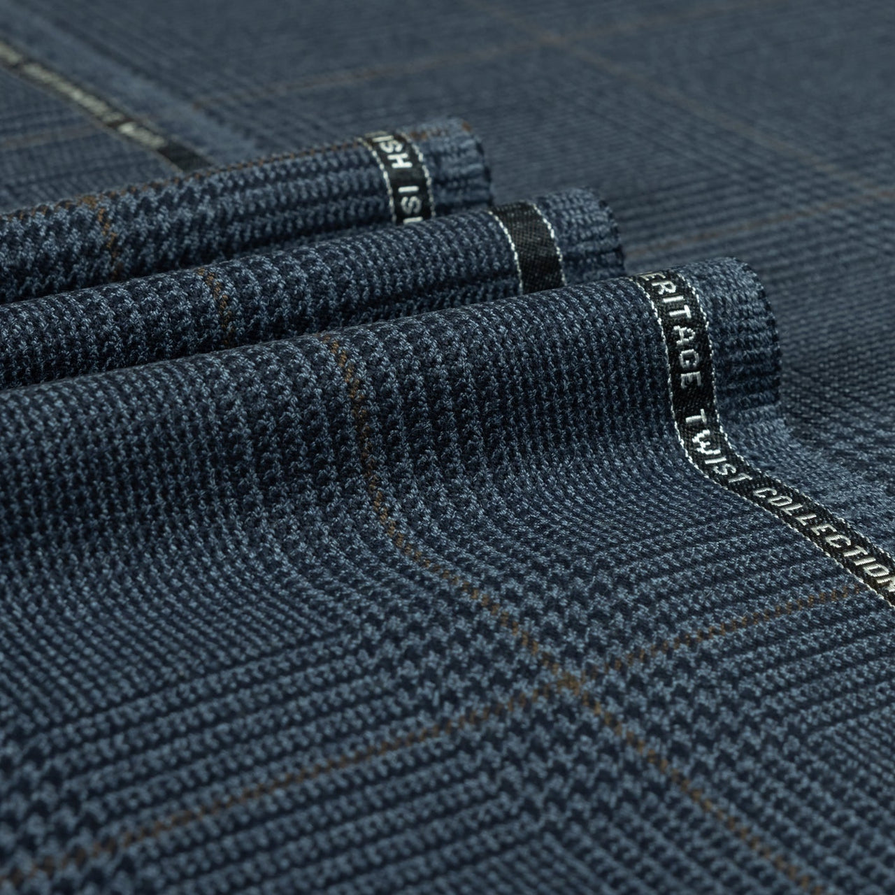 Heritage Twist - Glen Check Heavy 100% Merino Wool Heavy Suiting