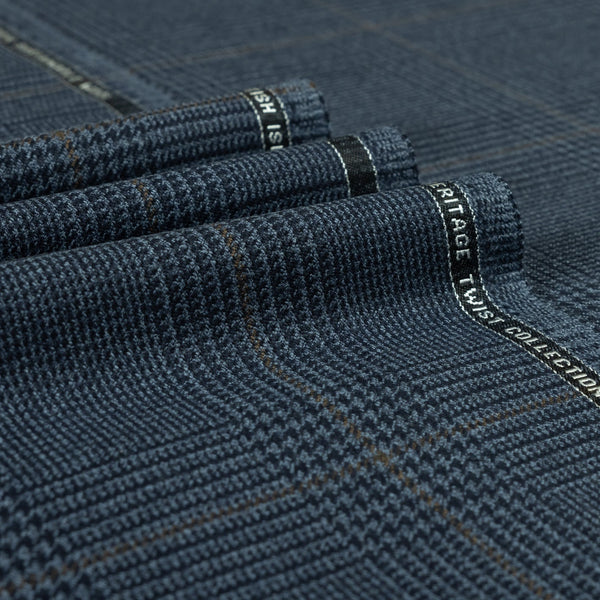 Heritage Twist - Glen Check Heavy 100% Merino Wool Heavy Suiting