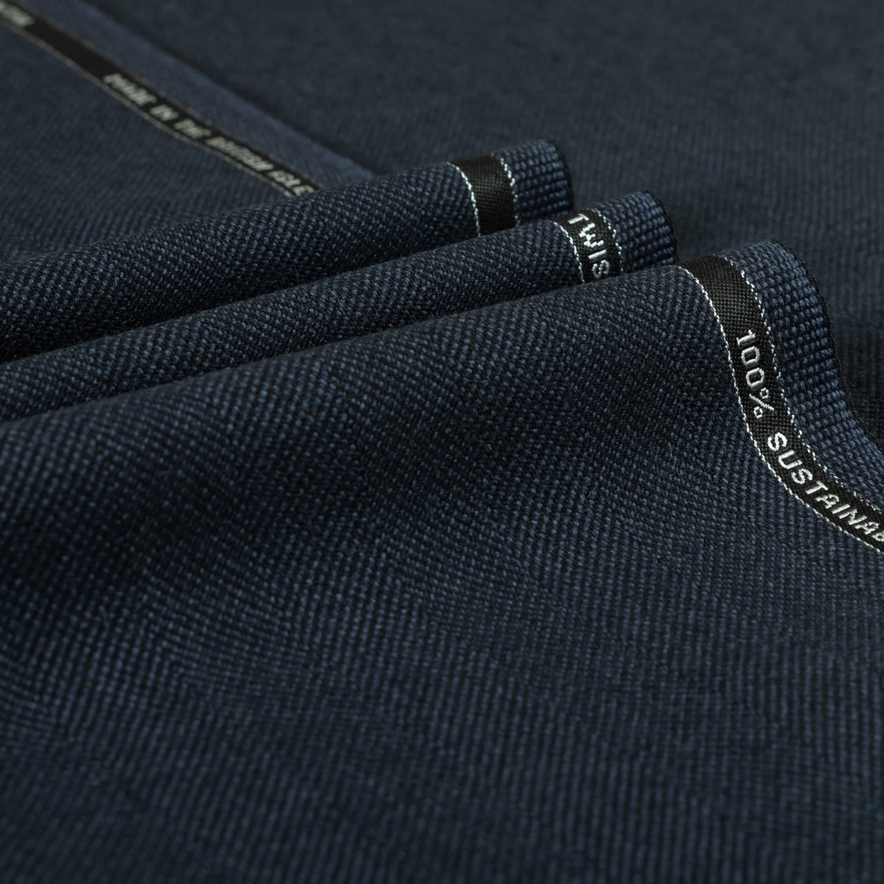 Heritage Twist - Herringbone 100% Merino Wool Heavy Suiting