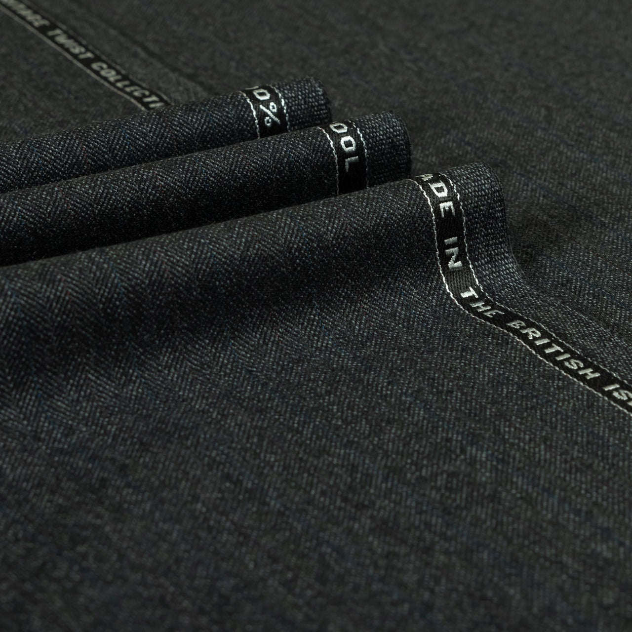 Heritage Twist - Stripe 100% Merino Wool Mid Weight Suiting