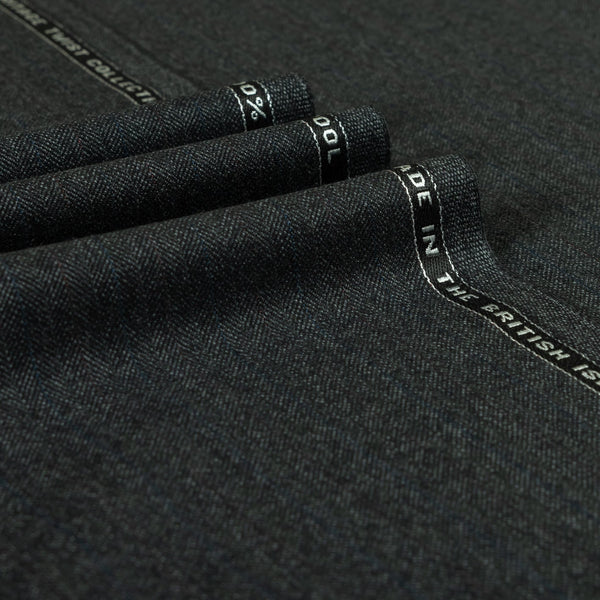 Heritage Twist - Stripe 100% Merino Wool Mid Weight Suiting