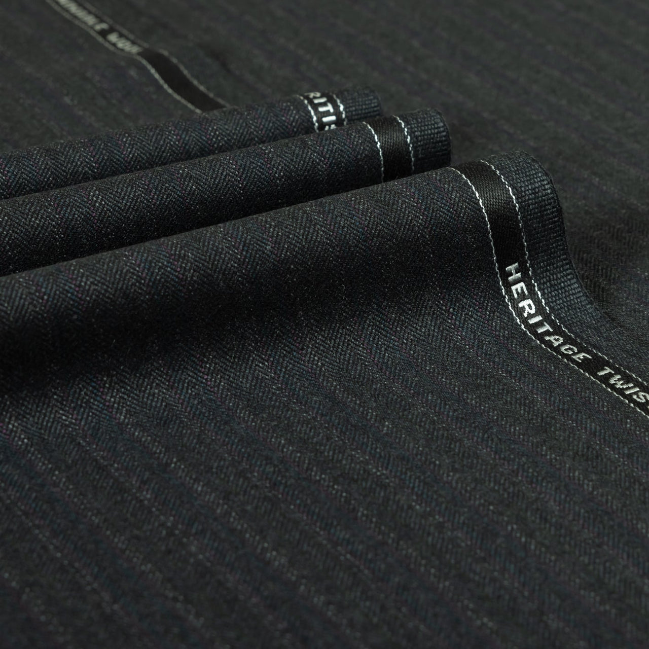 Heritage Twist - Multi Stripe 100% Merino Wool Mid Weight Suiting