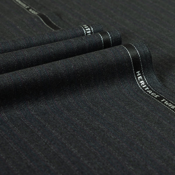 Heritage Twist - Multi Stripe 100% Merino Wool Mid Weight Suiting