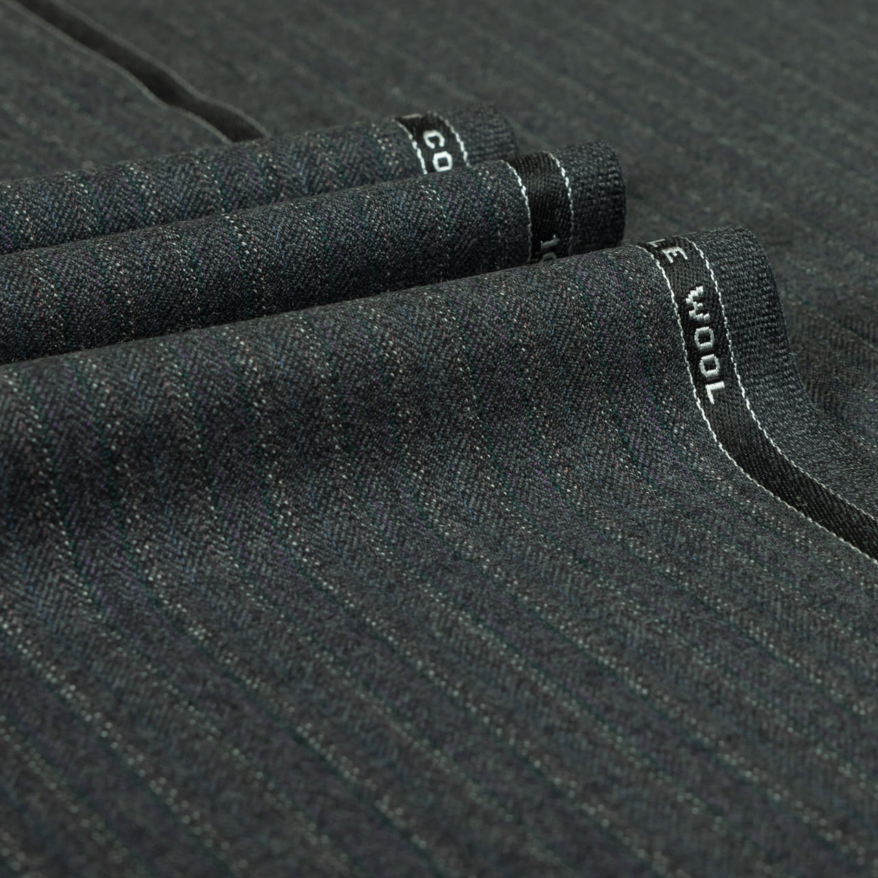 Heritage Twist - Multi Stripe 100% Merino Wool Mid Weight Suiting