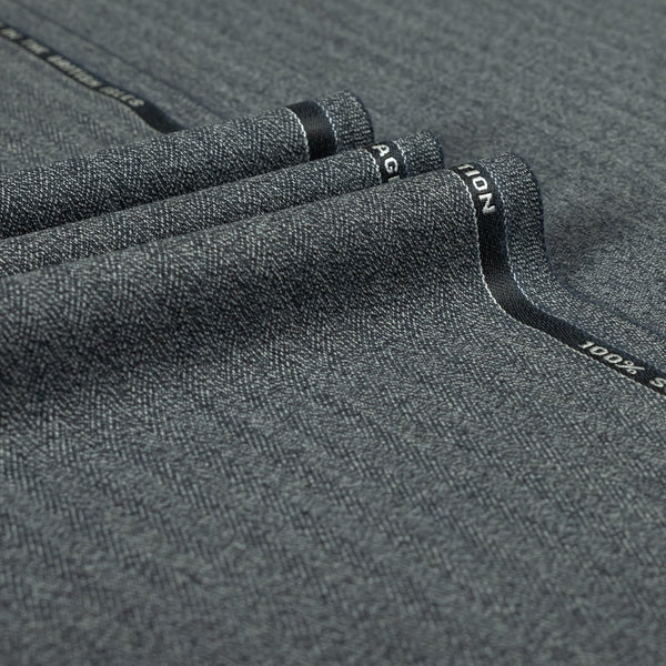 Heritage Twist - Arthur's Seat Herringbone 100% Merino Wool Mid Weight Suiting
