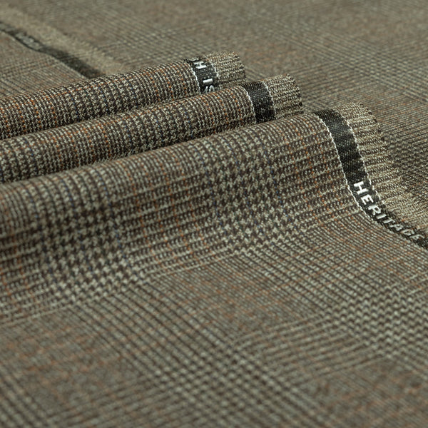 Heritage Twist - Glen Check 100% Merino Wool Mid Weight Suiting