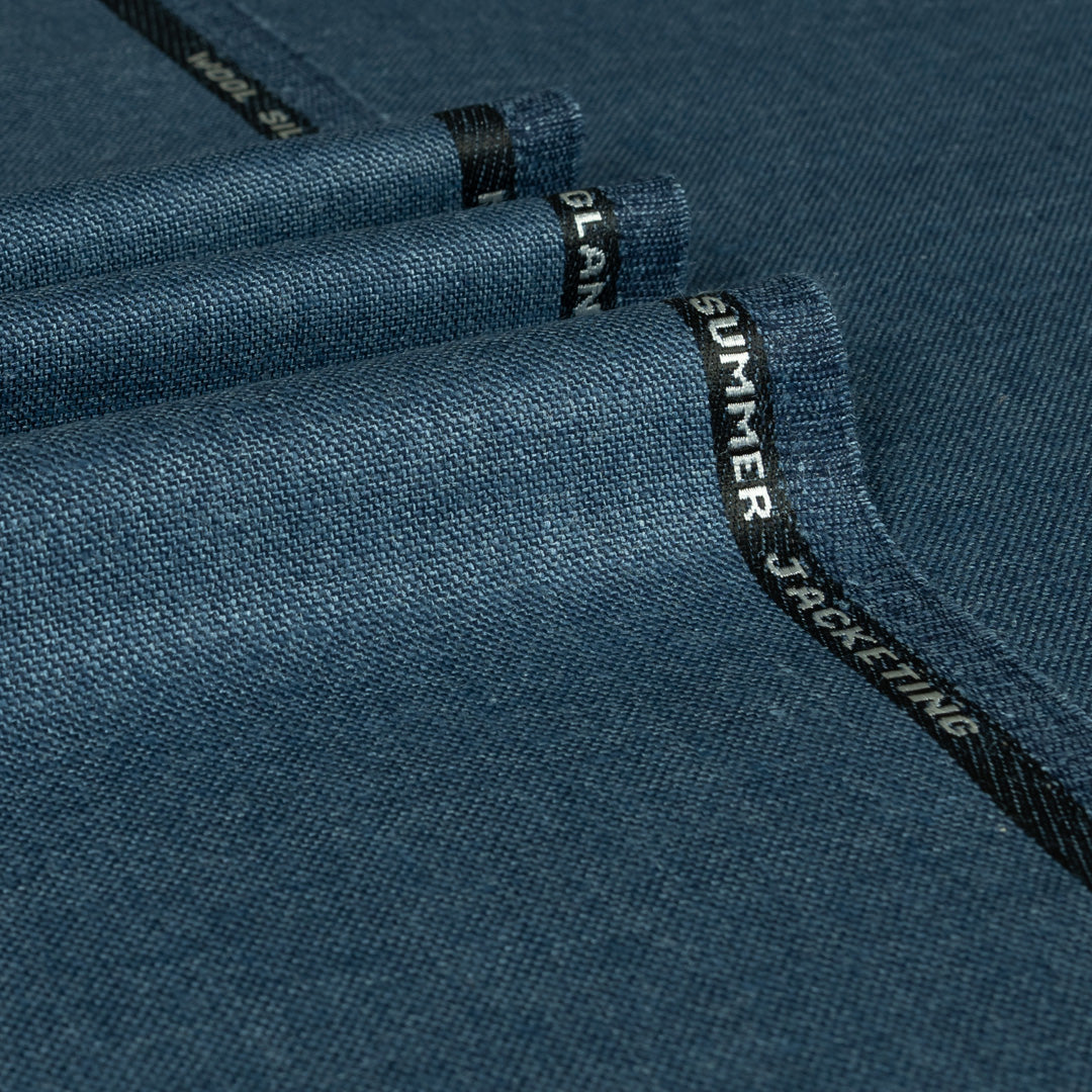 Montrose Bay - Sharkskin Wool Silk Linen Jacketing