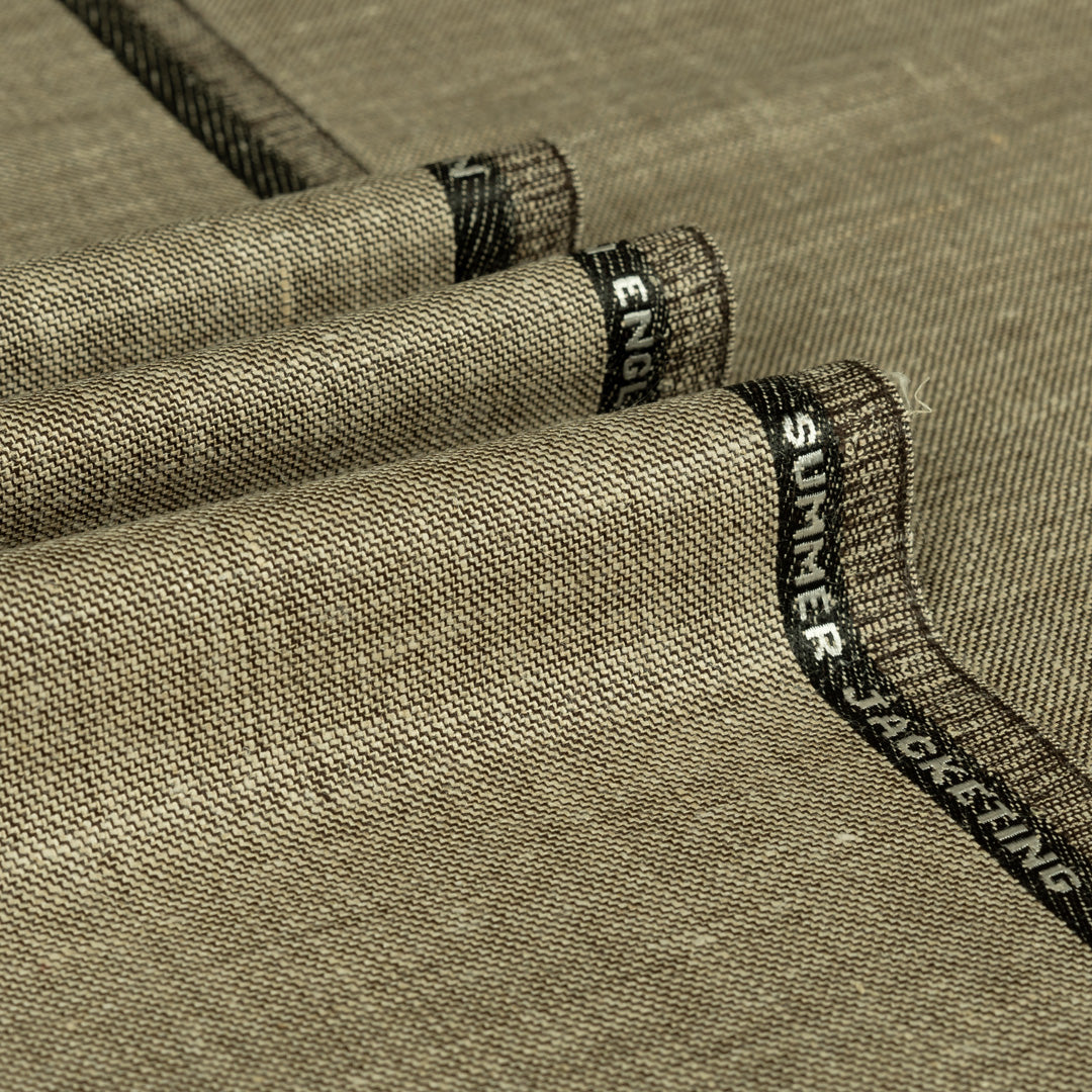 Montrose Bay - Sharkskin Wool Silk Linen Jacketing