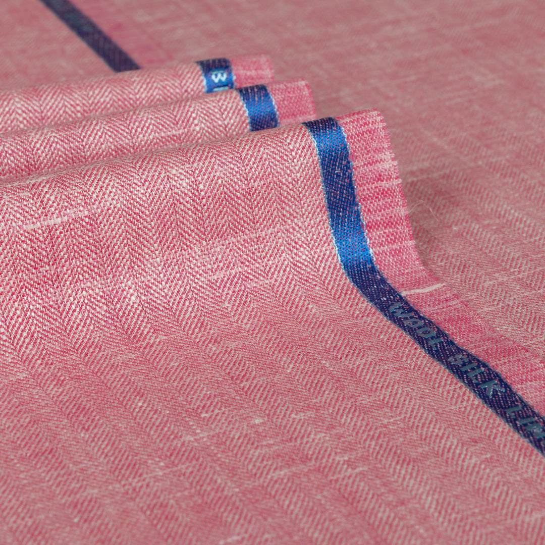 Montrose Bay - Herringbone Wool Silk Linen Jacketing