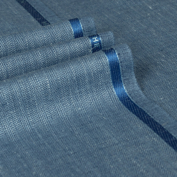 Montrose Bay - Herringbone Wool Silk Linen Jacketing