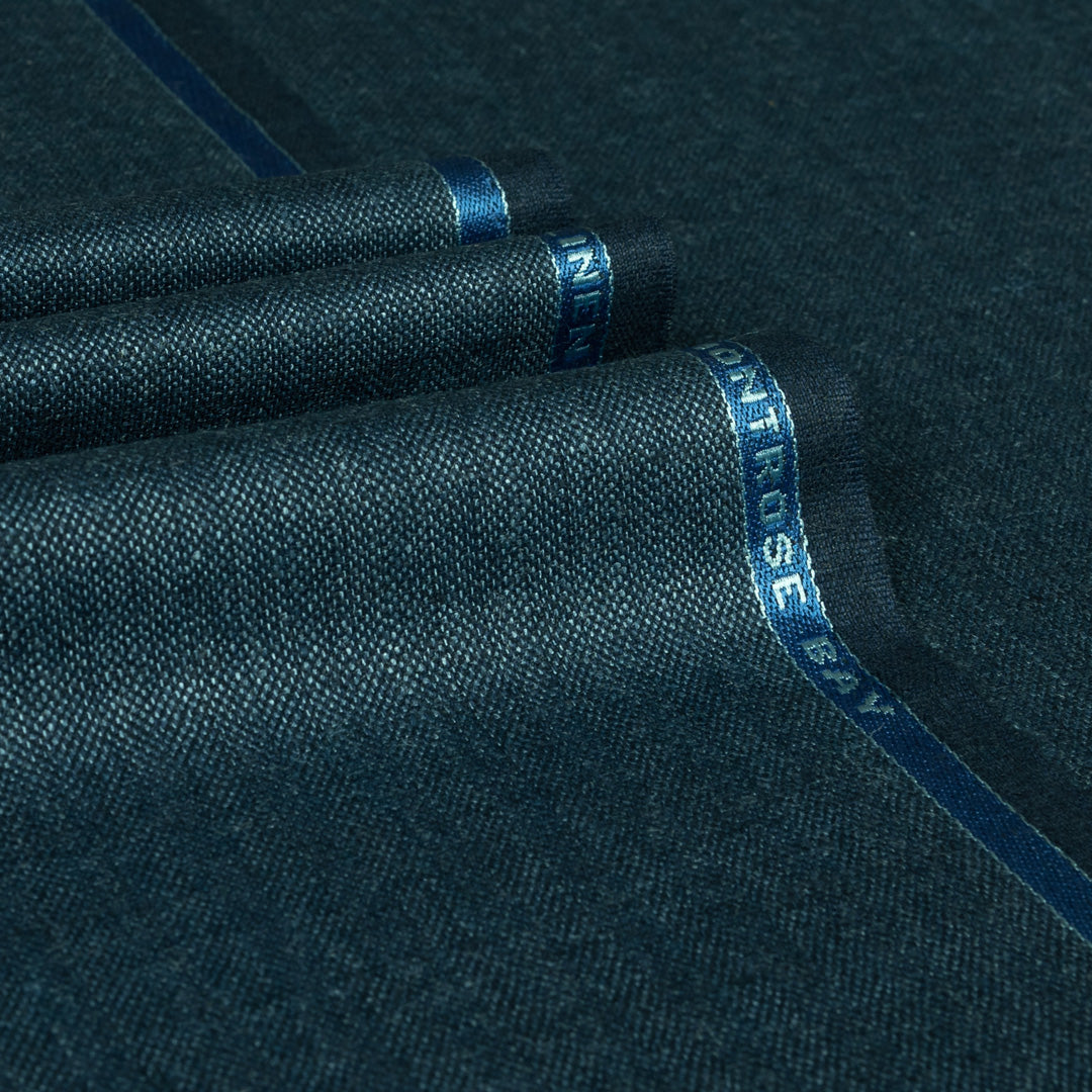 Montrose Bay - Herringbone Wool Silk Linen Jacketing