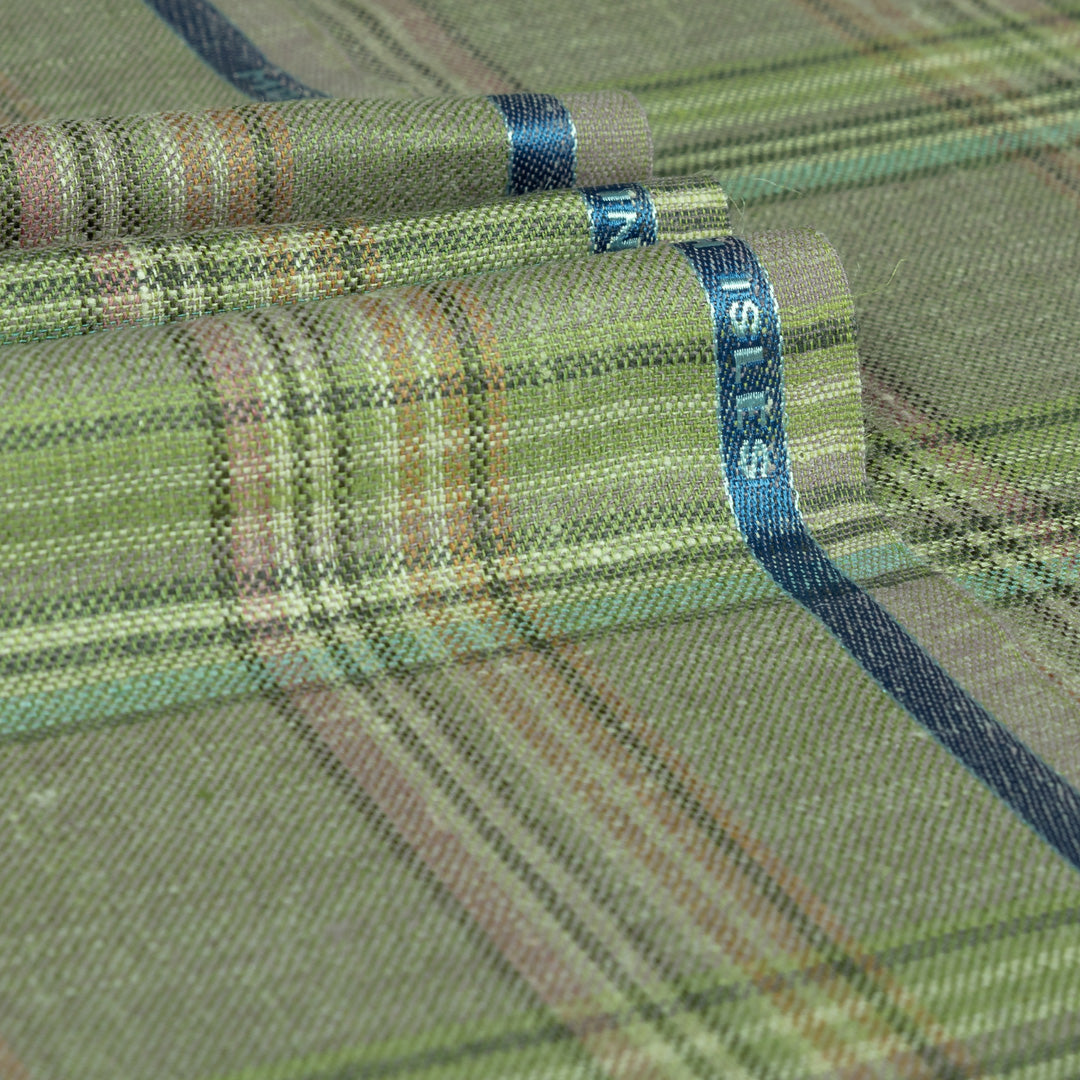 Montrose Bay - Summer Tartan Wool Silk Linen Jacketing