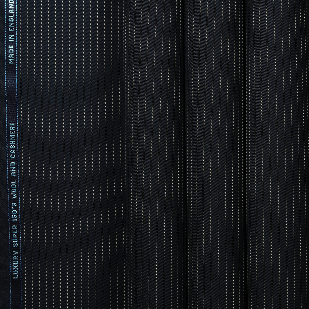 10015 Navy Blue Narrow Coloured Stripe