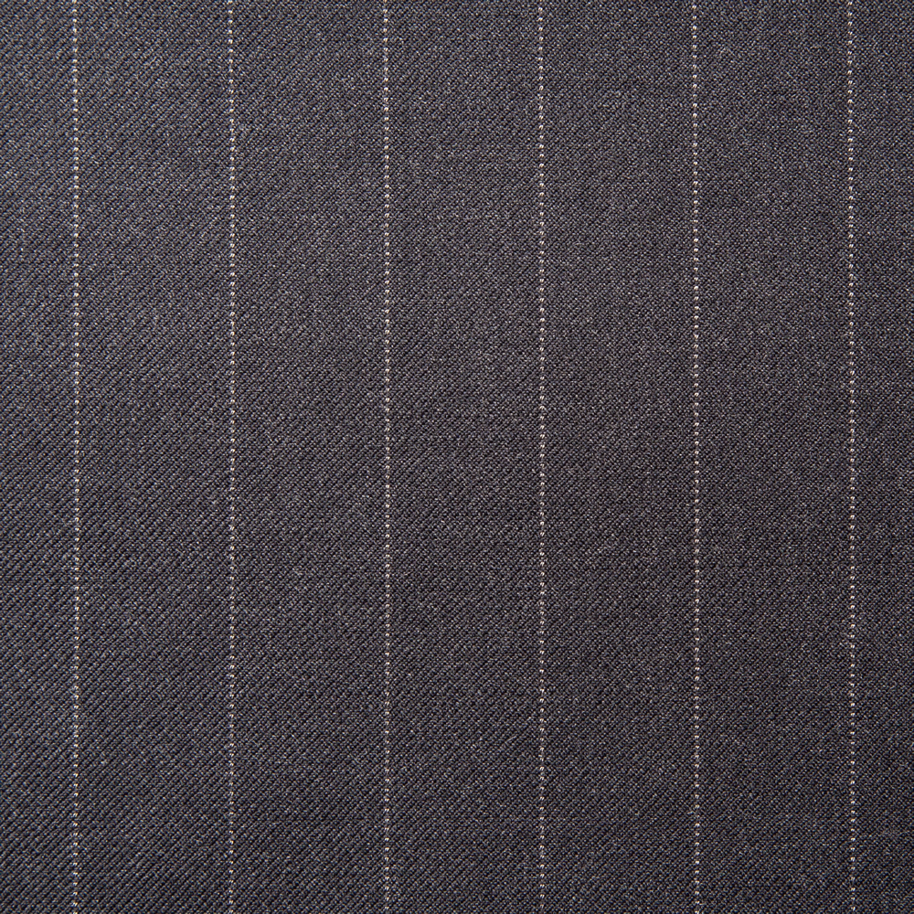 11010 Charcoal Grey Medium Pin Stripe
