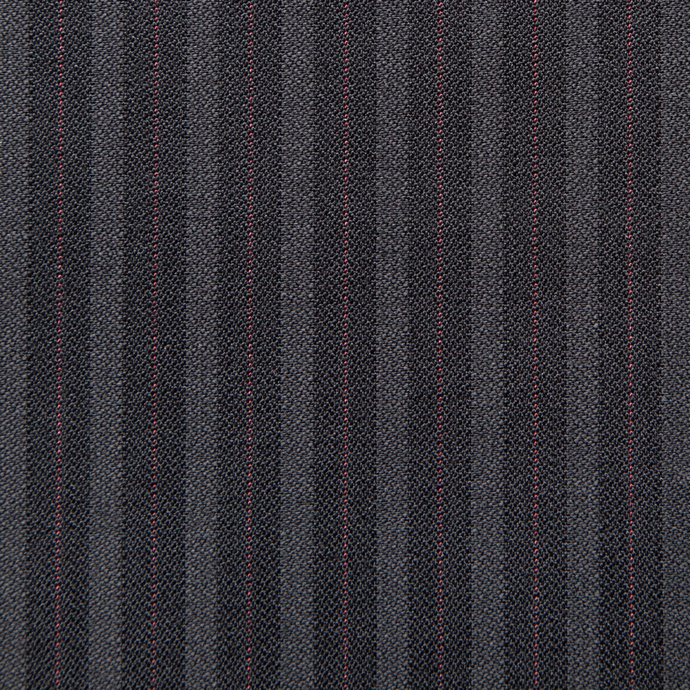 11028 Black Sateen Stripe