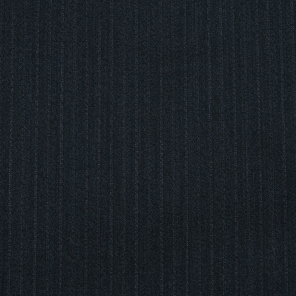 15010 Dark Grey and Blue Herringbone with Fancy Coloured Stripe