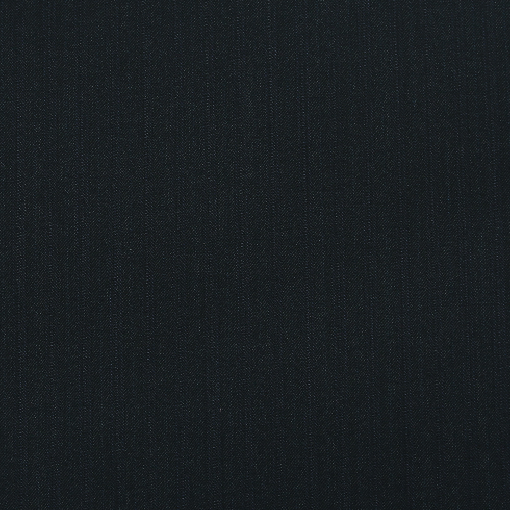 15013 Black Herringbone with Fancy Coloured Stripe
