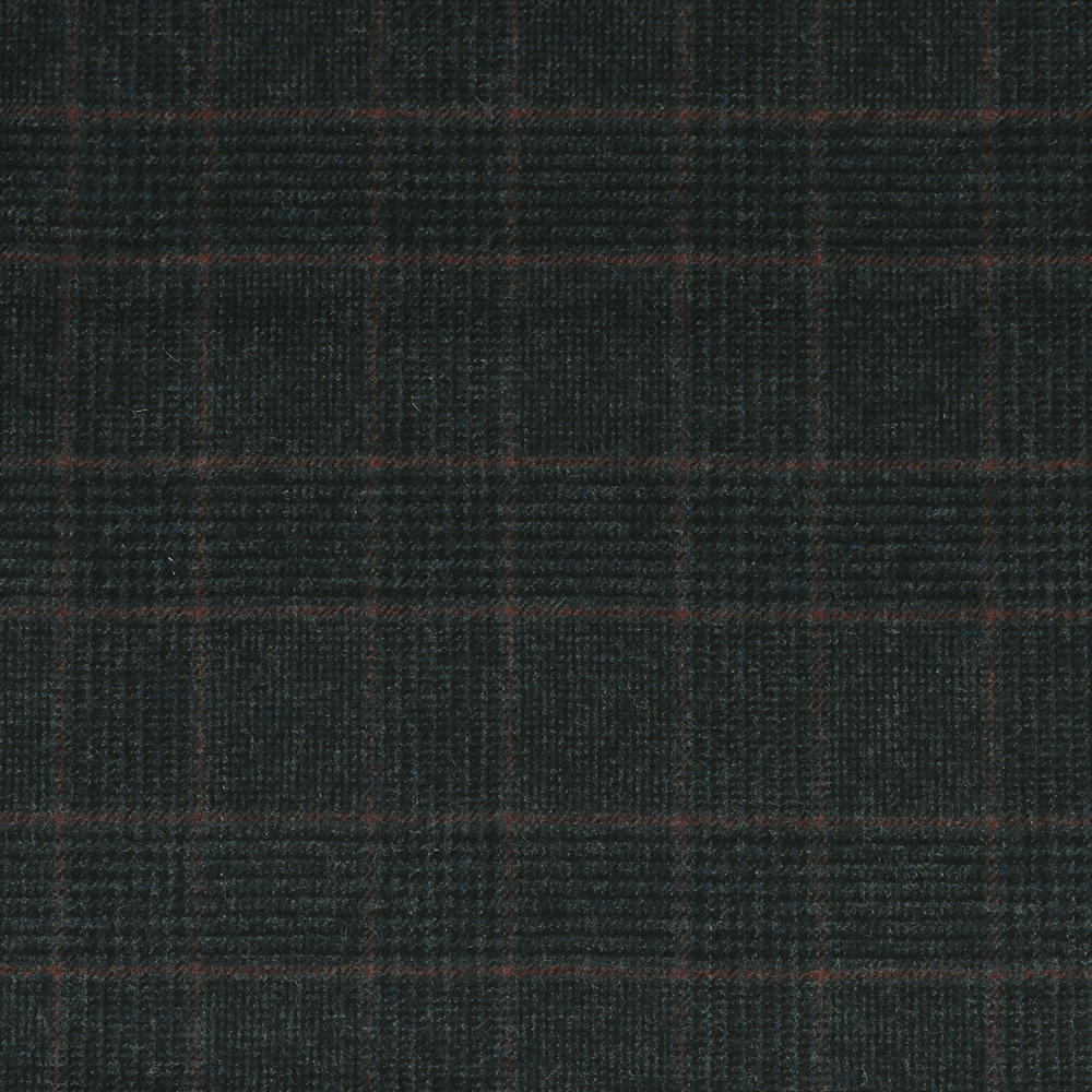 19045 Blue and Black Glen with Guarded Red Check
