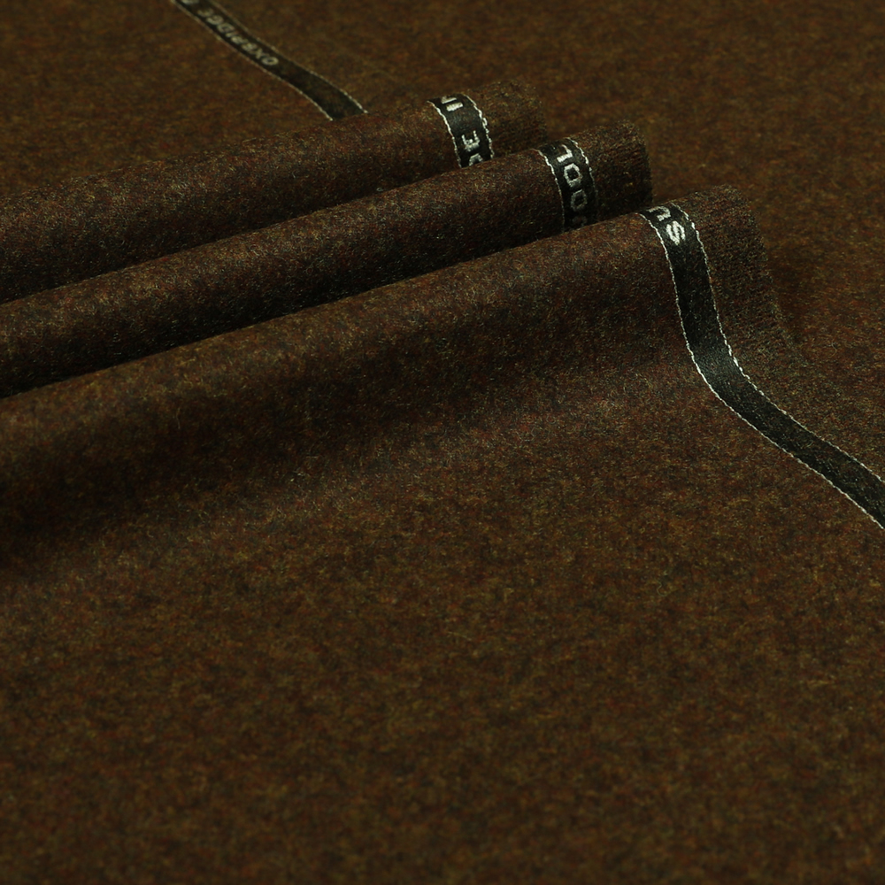 22052 Autumn Brown Plain Flannel