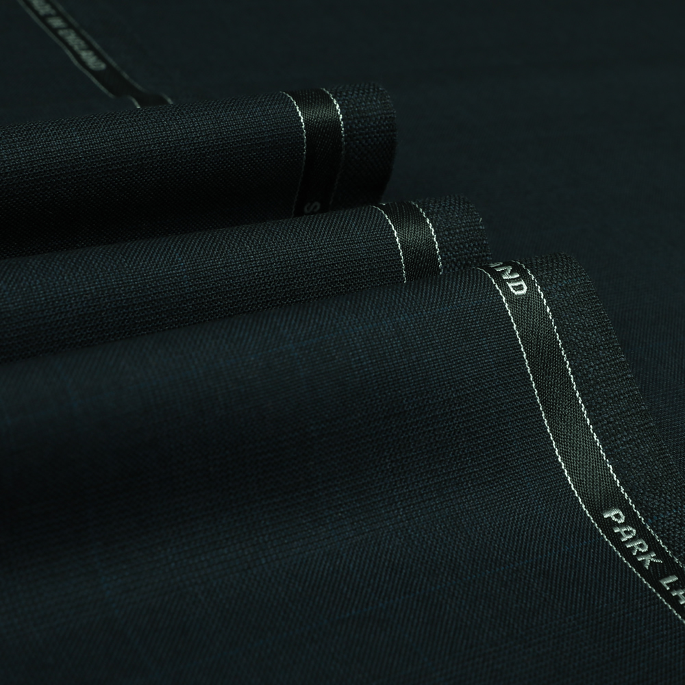 Navy Vegan Shadow Stripe Fabric - B. Black & Sons Fabrics