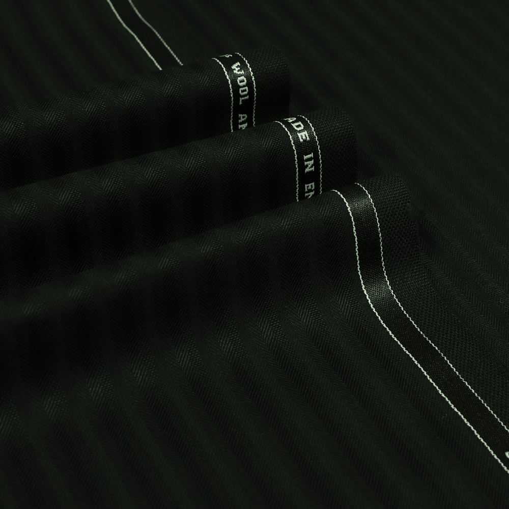 3049 Black Fancy Shadow Stripe